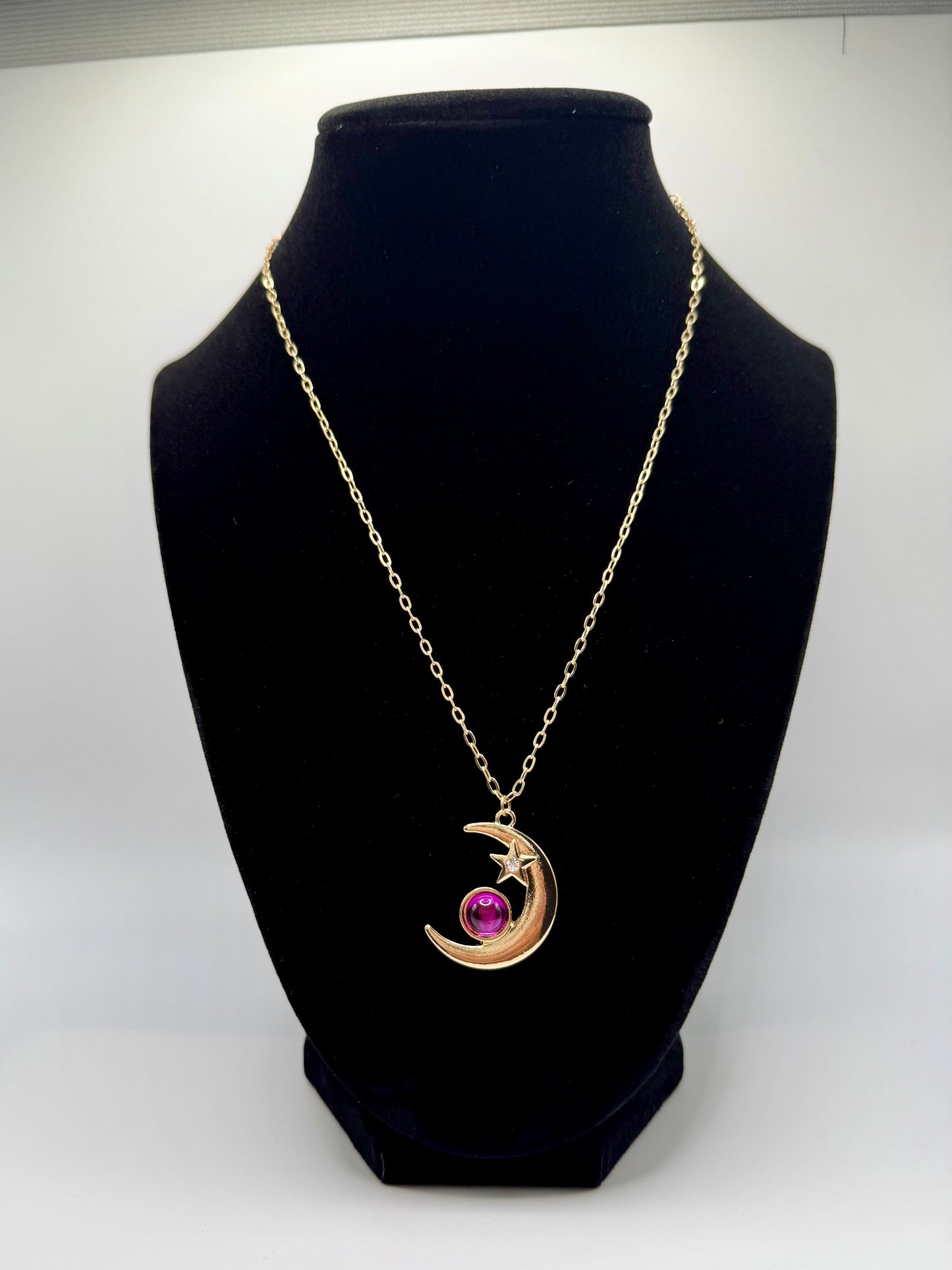 Moon Pendant Necklace