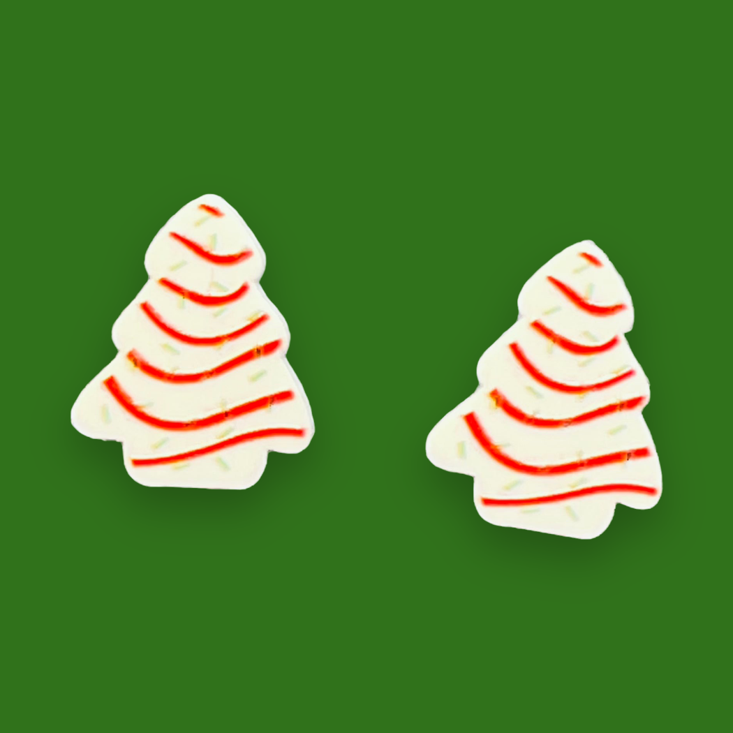 Christmas Cake Studs