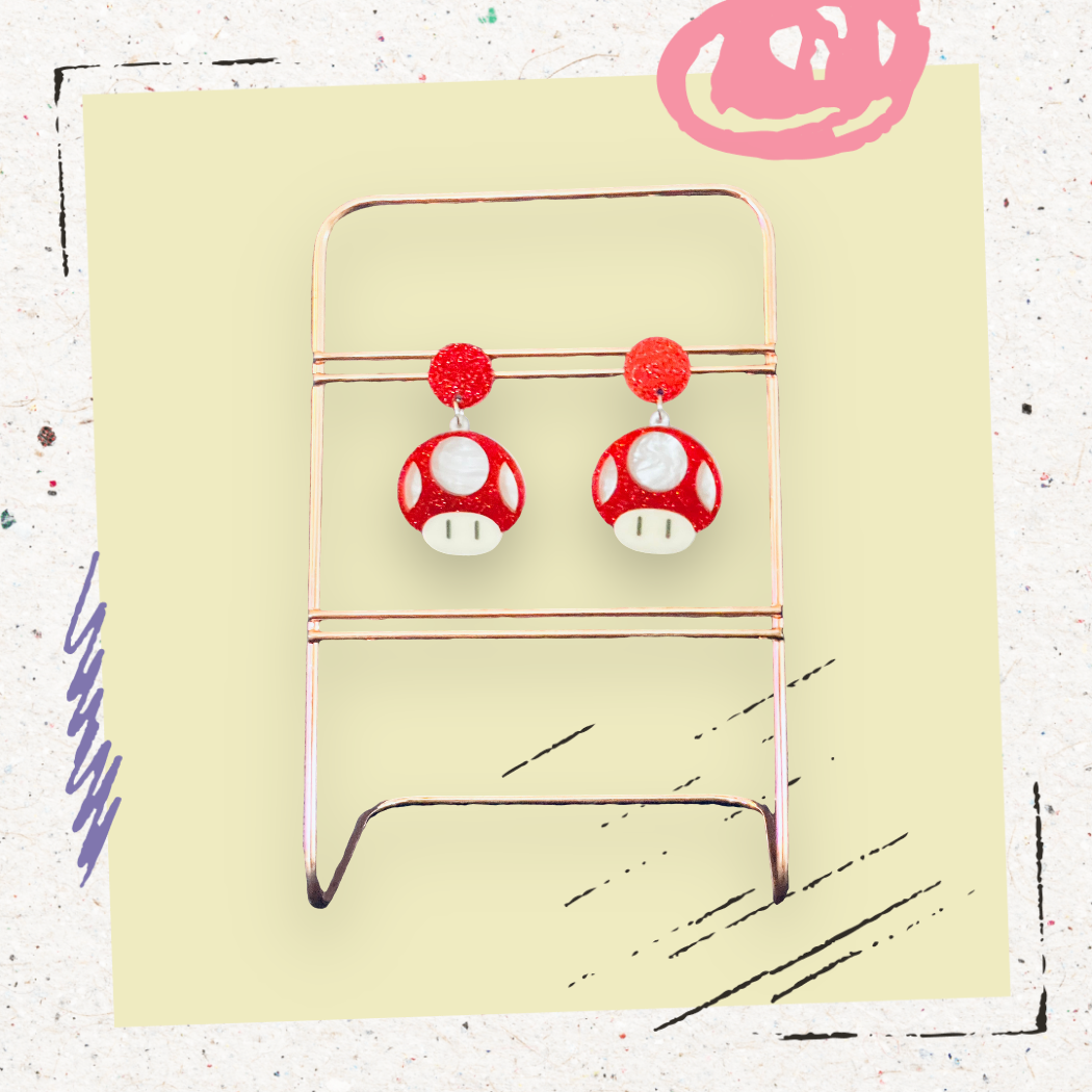 Toad Dangly Earrings