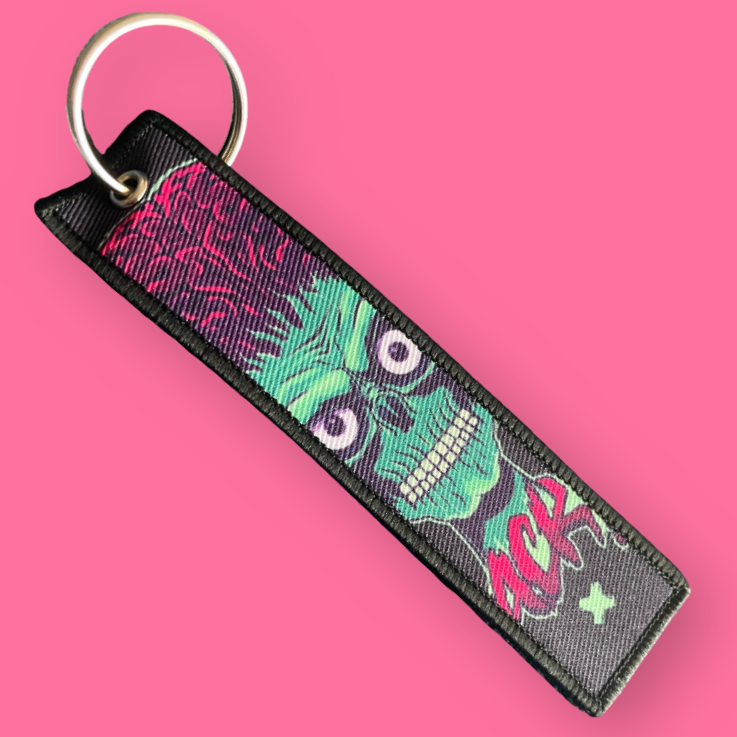 Mars Attacks Thread Keychain