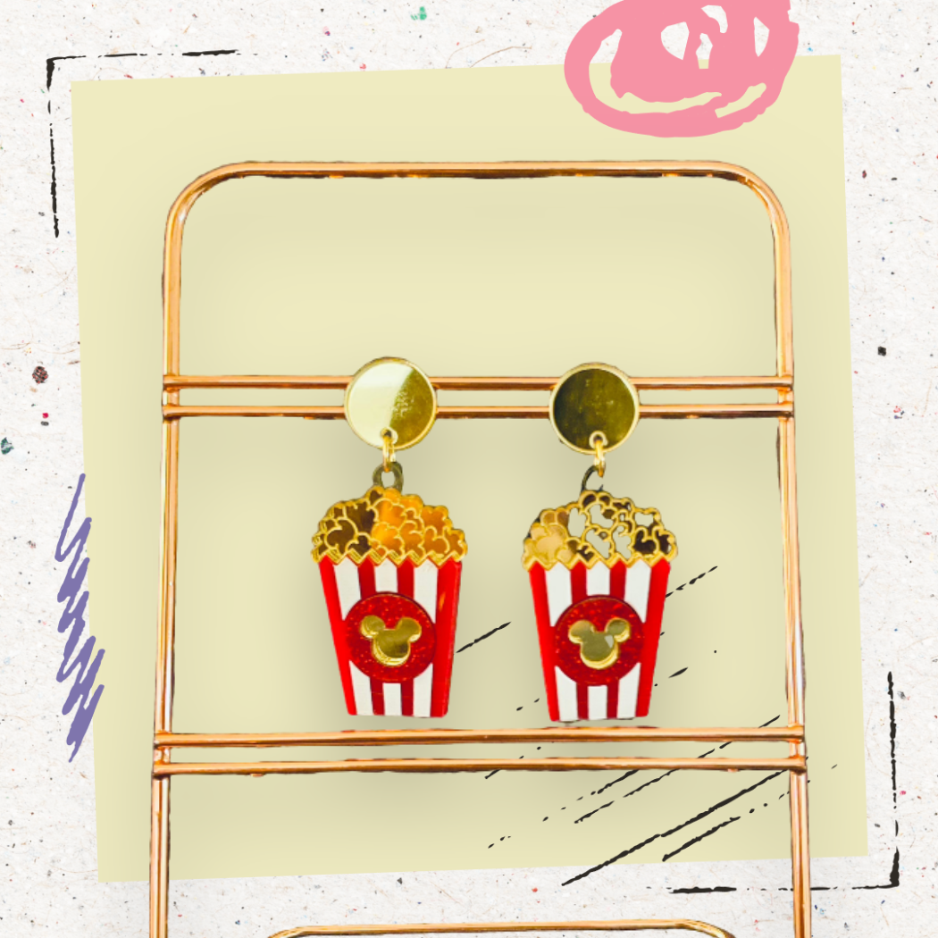 Mickey Popcorn Earrings