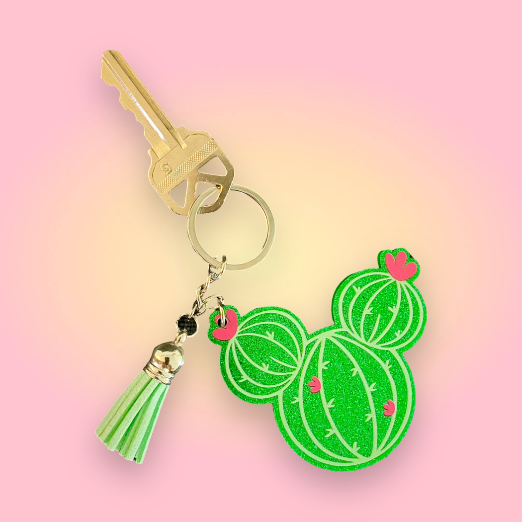Minnie Cactus Keychain