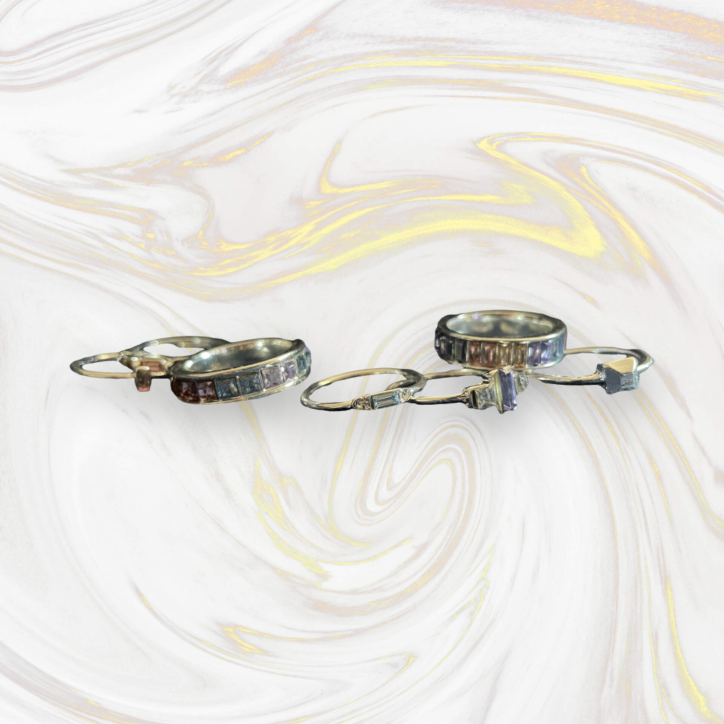 Pastel Ring Set