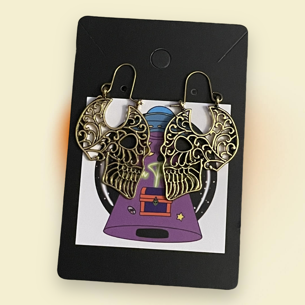 Gold Sugar Hoops