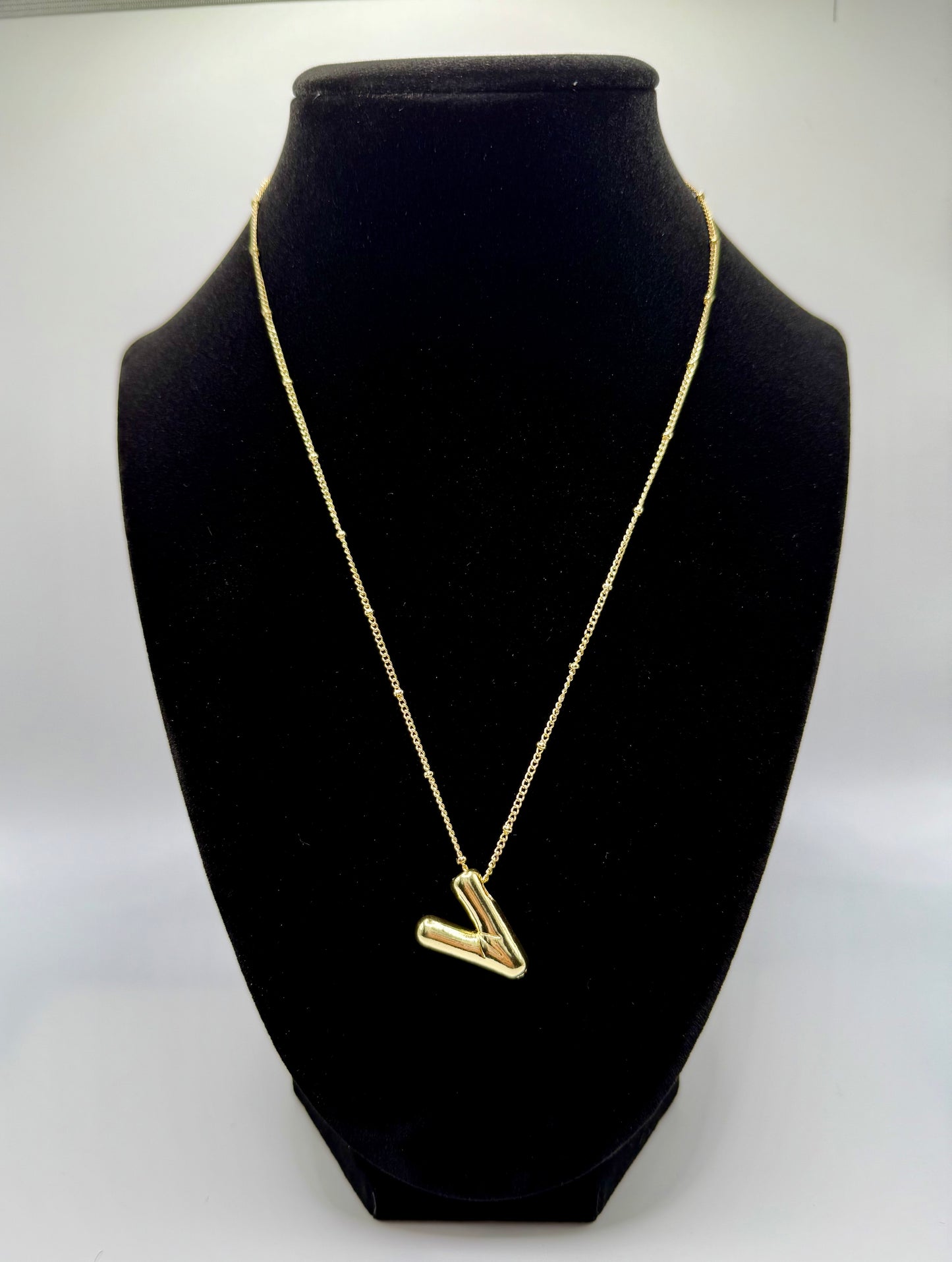 Balloon Letter Necklace