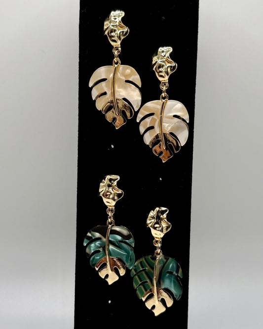 Tropical Leaves Earrings
