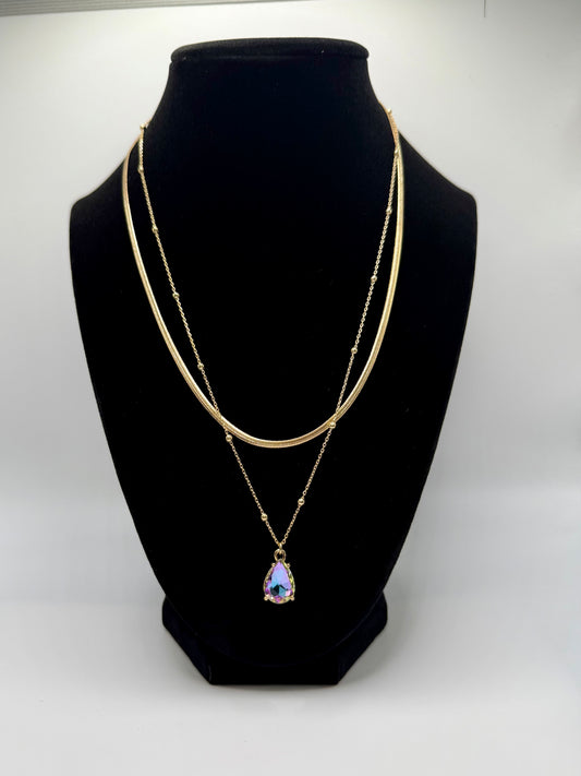 Purple Jewel Necklace