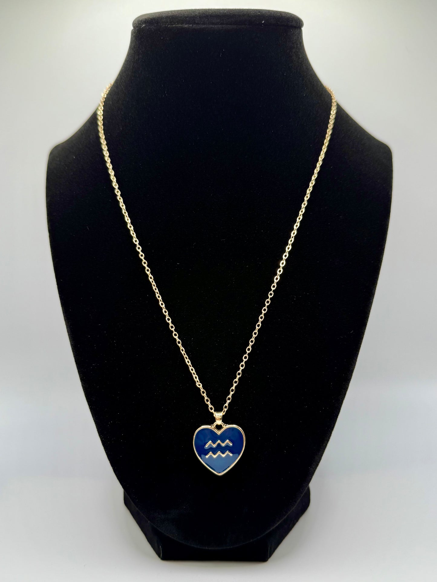 Zodiac Heart Necklace