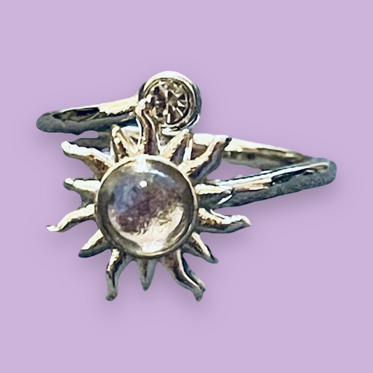 Moon Stone Fidget Ring