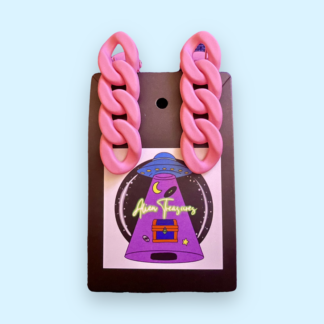 Chain Link Hair Clips (Set of 2)