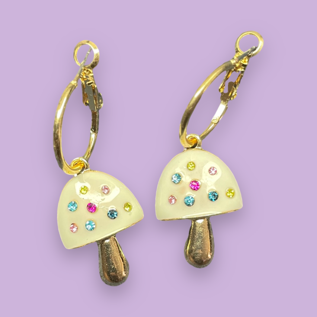 Candy Mushroom Earrings