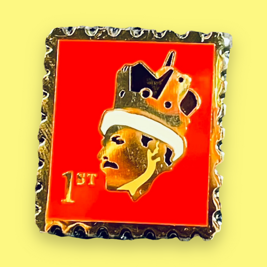 Freddie Stamp Pin