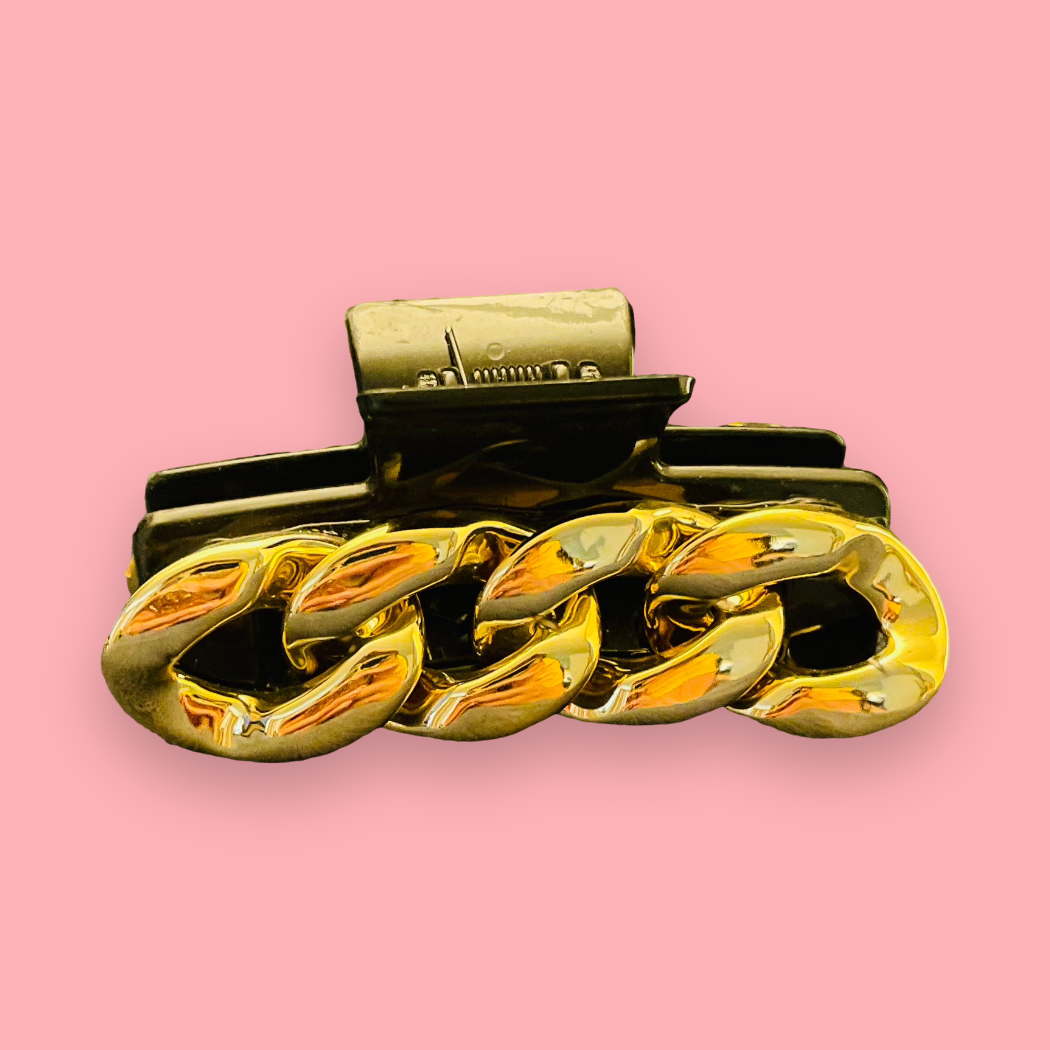 Gold Link Hair clip