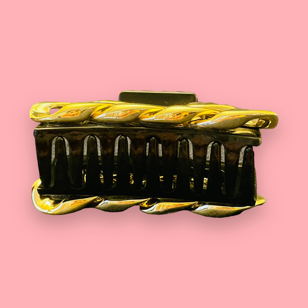 Gold Link Hair clip