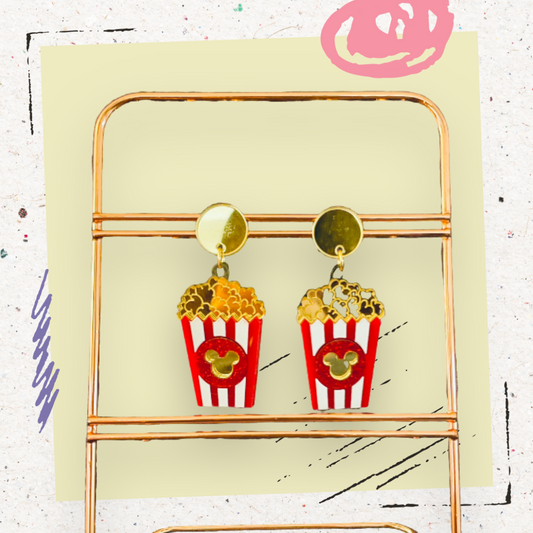 Mickey Popcorn Earrings