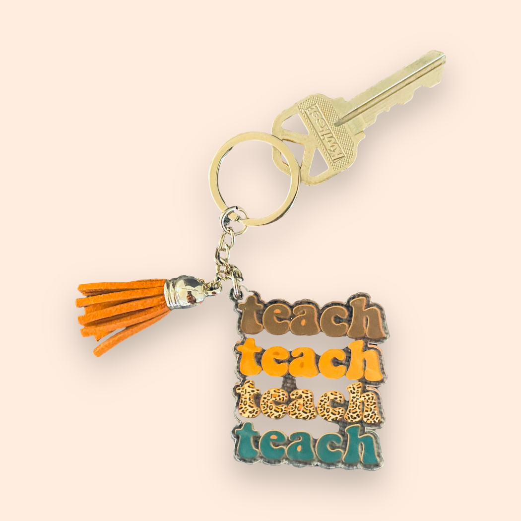 Teach Keychain