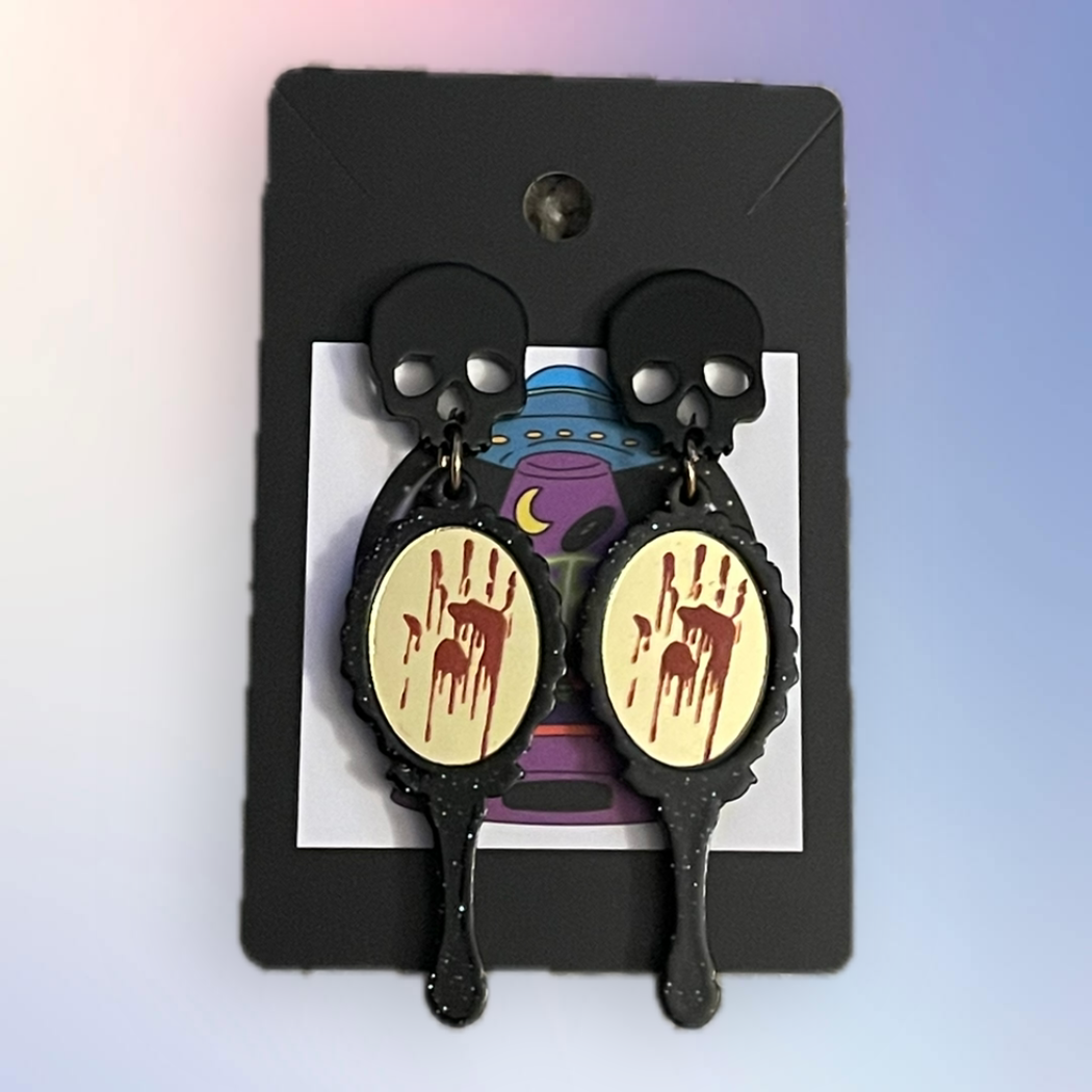 Bloody Mirror Earrings